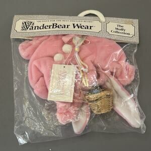 The Muffy Collection VanderBear Wear Bunny Outfit Costume Pink 1991 Vintage NOS